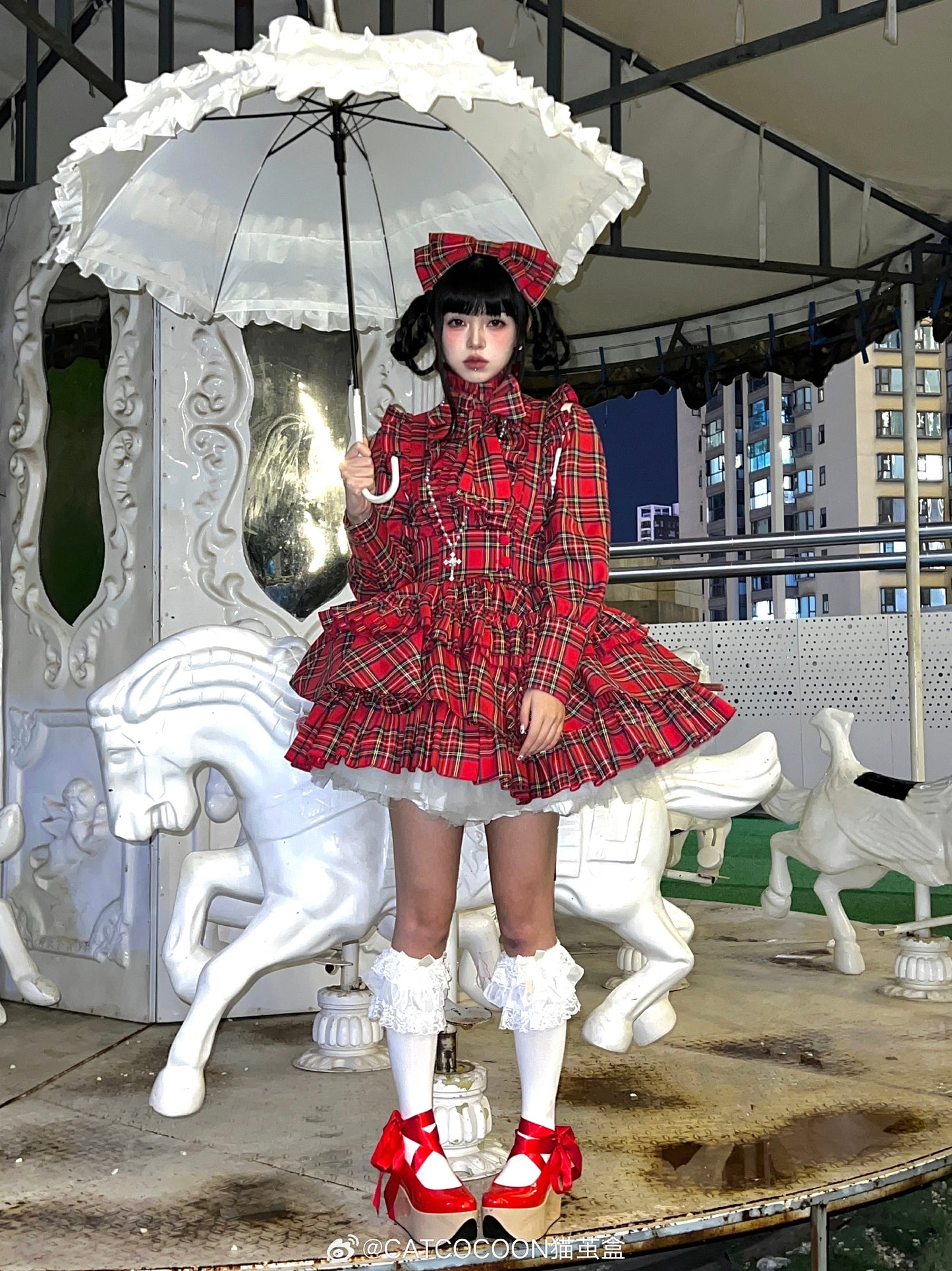 A Doll's House ブラウス(チェックver.)【CATCOCOON】