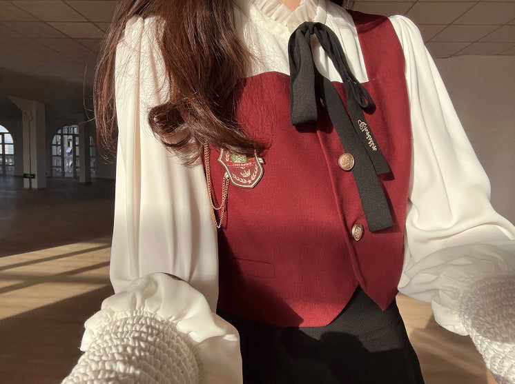 Christine ブラウス【胡桃木JK】