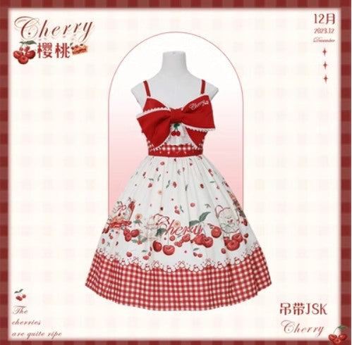Cherry ジャンパースカート【花与珍珠匣】