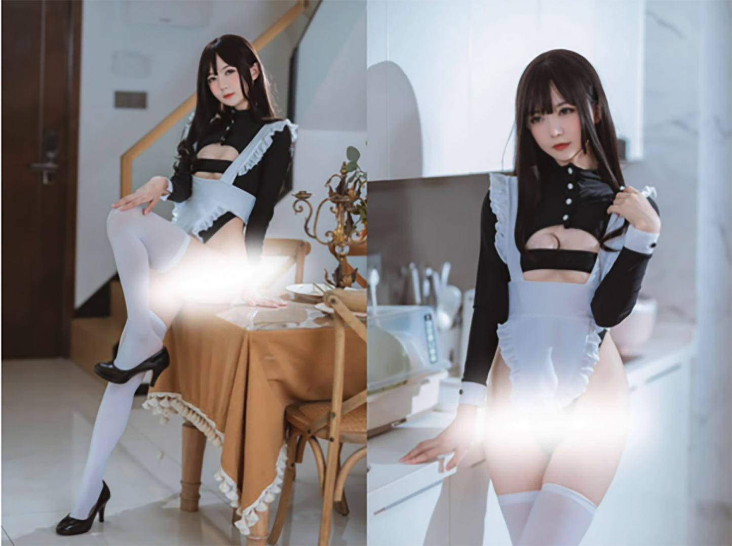 スリットメイドフルセット【歪萌舍】