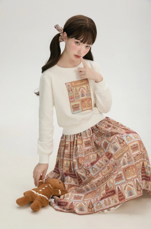 【受注予約~11/6】Gingerbread Kingdom ワンピース・トレーナー【JulieParfait】