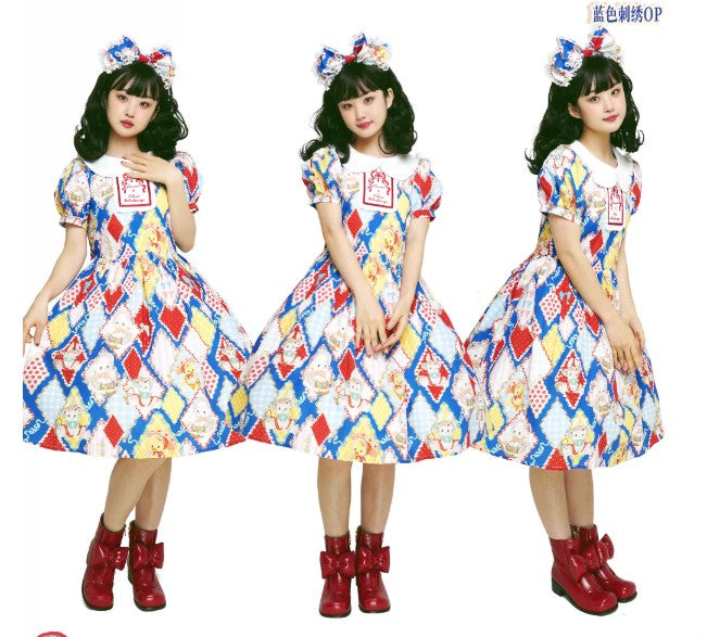 【受注予約~2/25】RETRO FLOWER ワンピース【南十字宇宙洋服社】