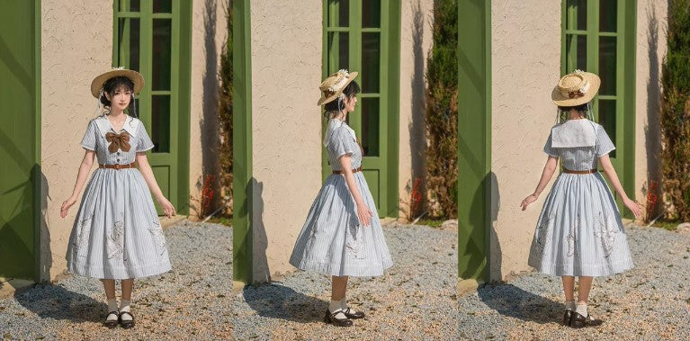 【受注予約~4/16】Birds Prologue ワンピース【Button Bear】