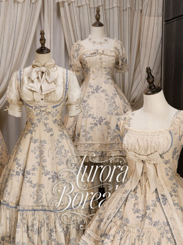【受注予約~5/7】When the flowers to bloom ワンピース【Aurora Borealis】