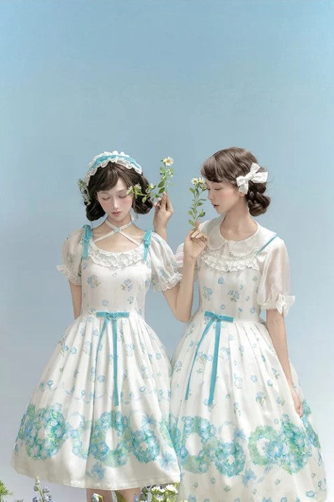 【受注予約~6/14】ネモフィラの花かんむり アクセサリー【Whital Allery】