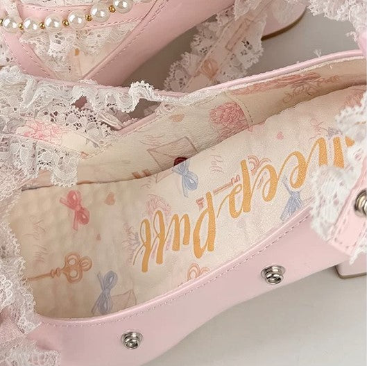 【受注予約~7/13】Fragrant Princess リボンパンプス(豪華版)【Sheep Puff】