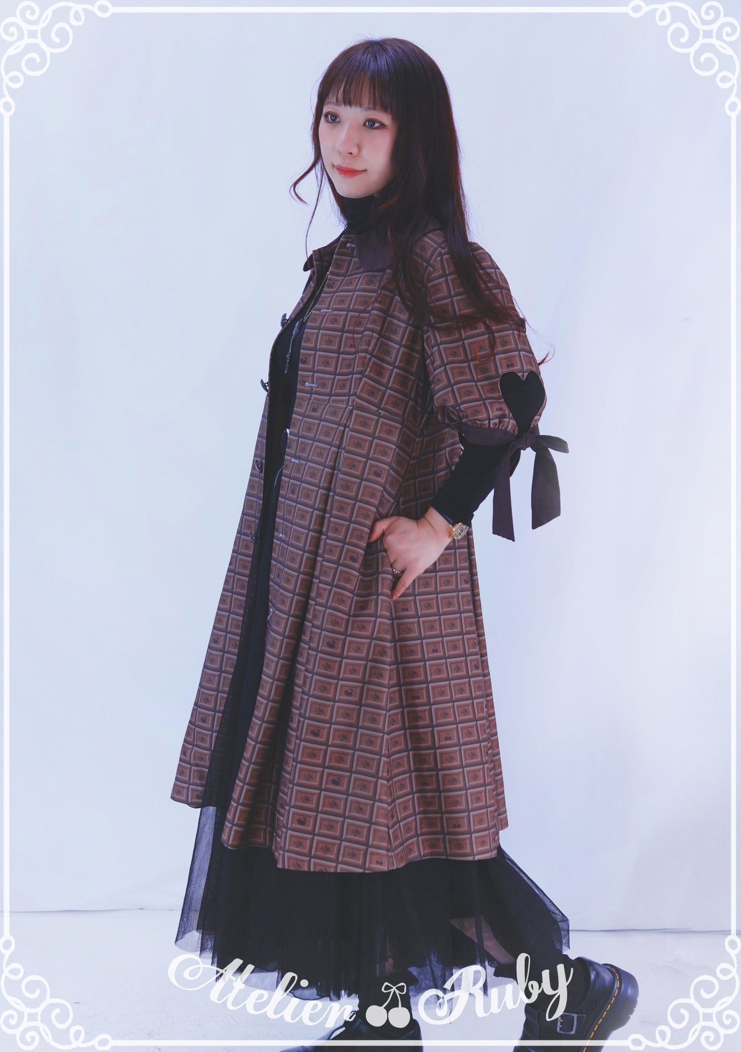 大人のビターチョコ ワンピース【Atelier Ruby】