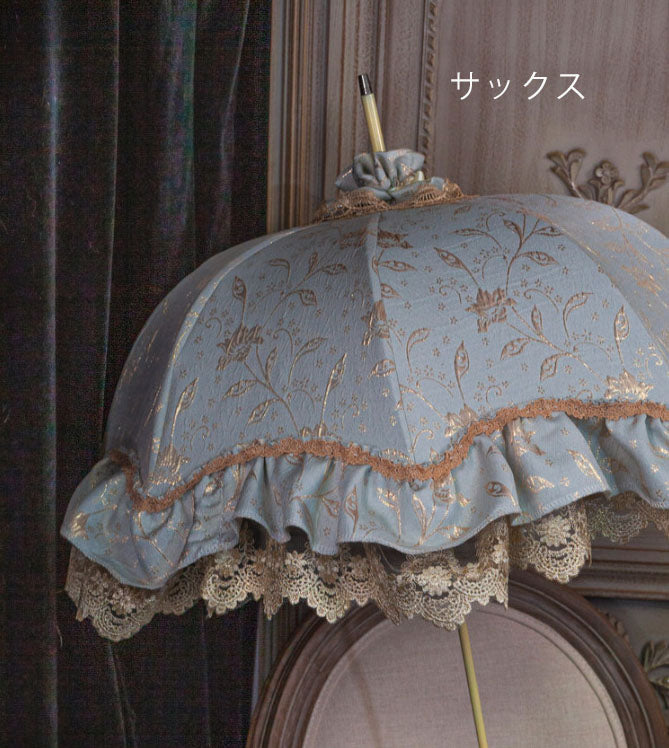 【受注予約~3/31】Antique Flower 日傘【LassesSharon】