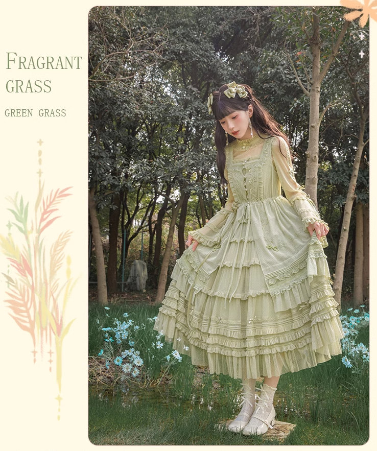 【受注予約~4/11】Fragrant Grass トップス・エプロン【花与珍珠匣】