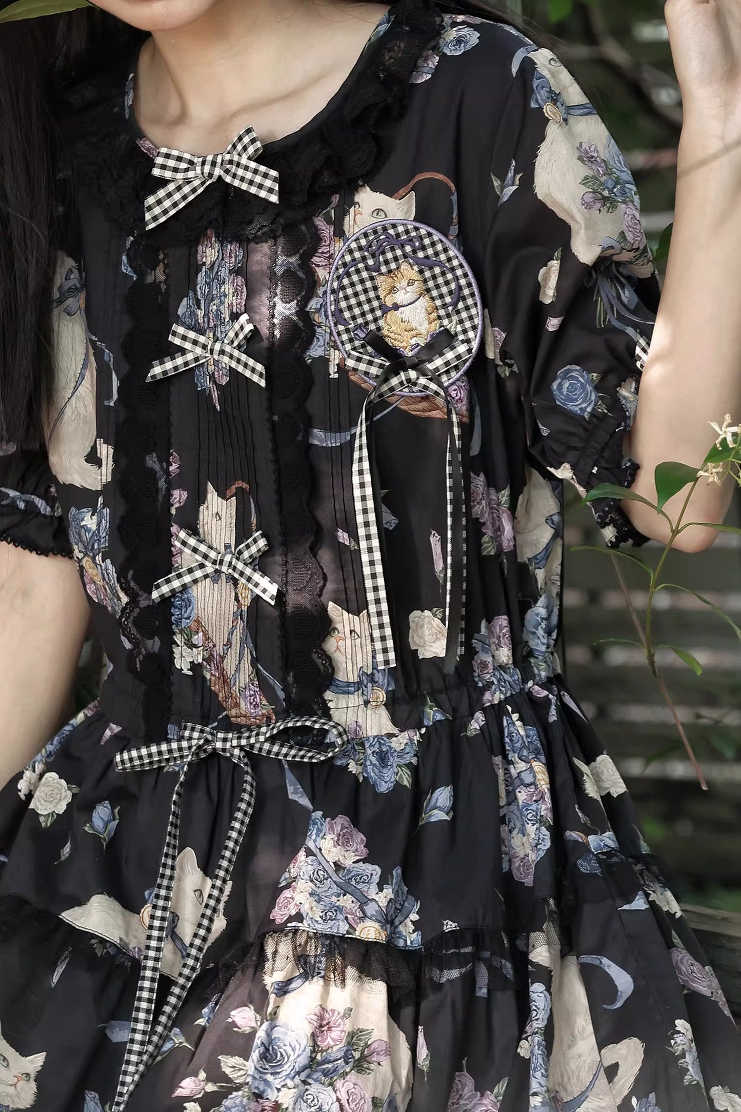 田園猫 ワンピース【Maple Sugar】