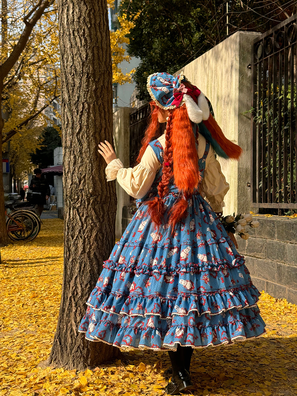 Forest Berry Rabbit ジャンパースカート【Miss Point】