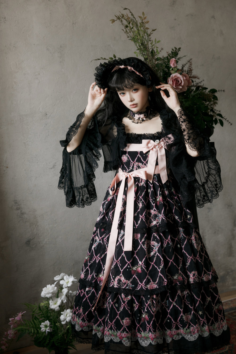 【受注予約~8/12】Secret Strawberry Garden レースボレロ【Moon River】