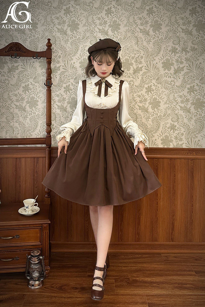 【受注予約~3/28】Doll's House ジャンパースカート(無地)【Alice Girl】