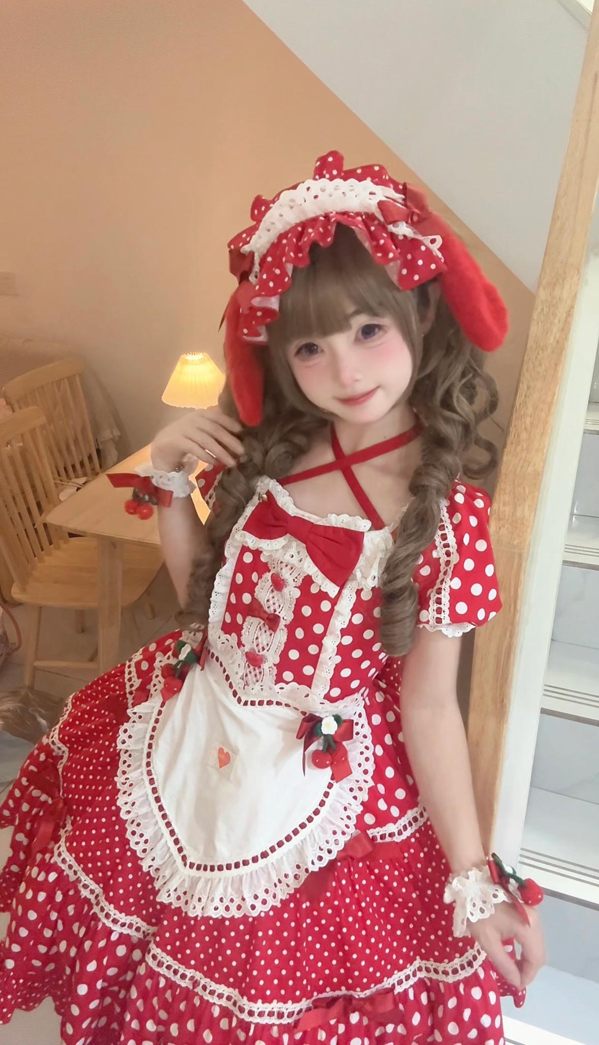 ストロベリードット アクセサリー【Cutey Mask】