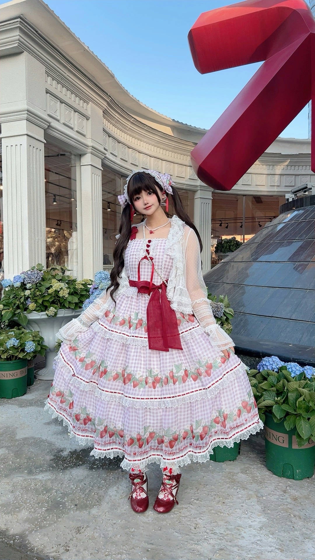 Strawberry ジャンパースカート【梅子】