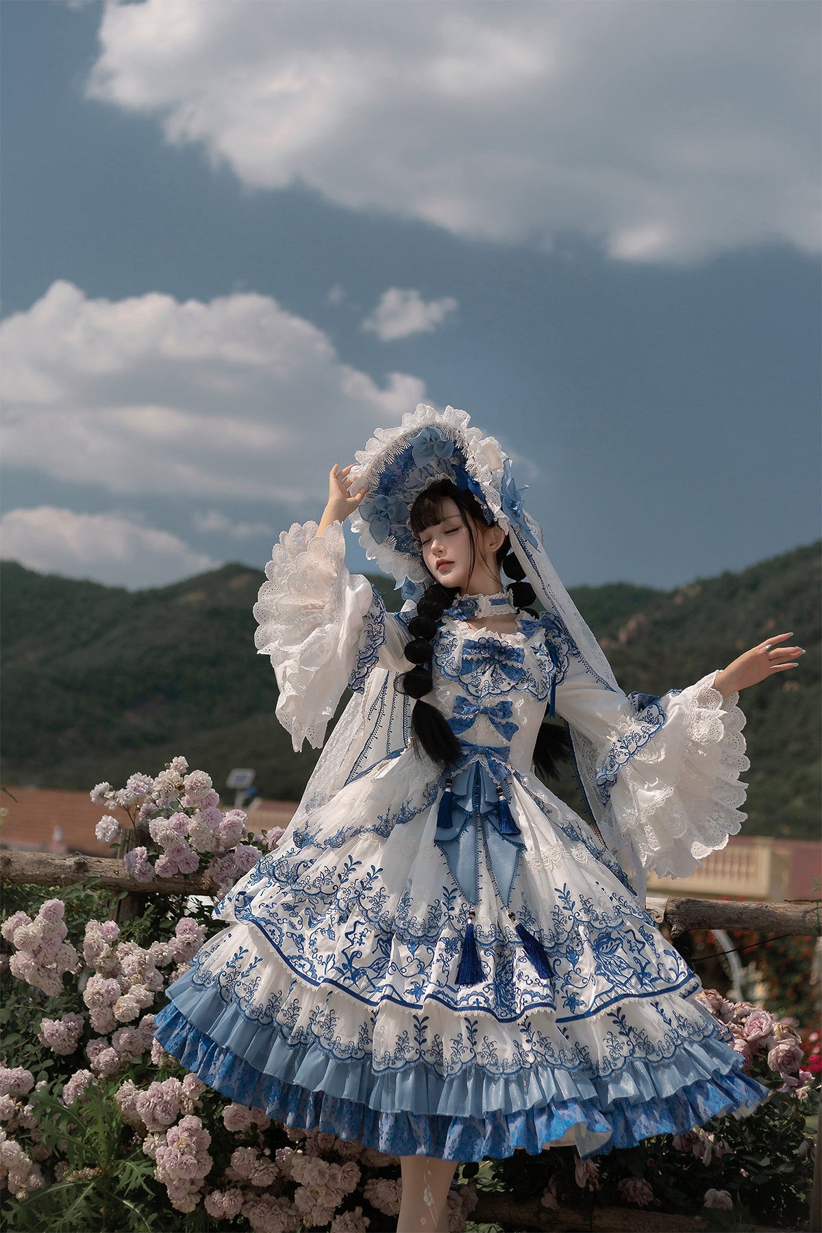 【受注予約~8/28】Butterfly Love ワンピース【Bramble Rose】