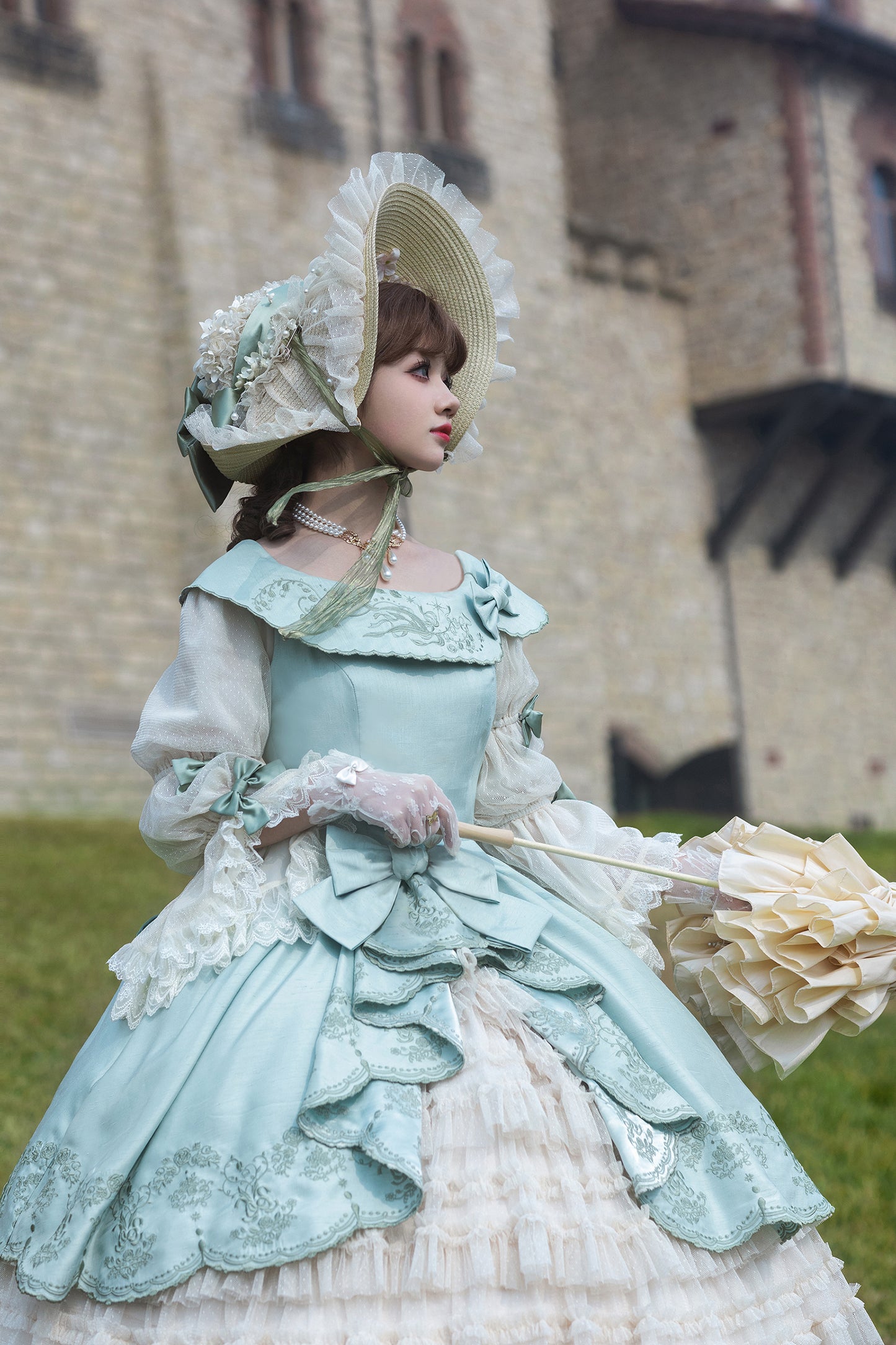 【受注予約~5/15】Classic Lily インナーブラウス【時之砂】