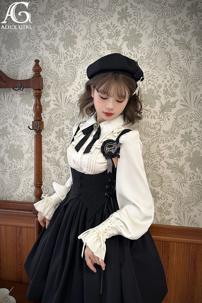 【受注予約~3/28】Doll's House ジャンパースカート(無地)【Alice Girl】
