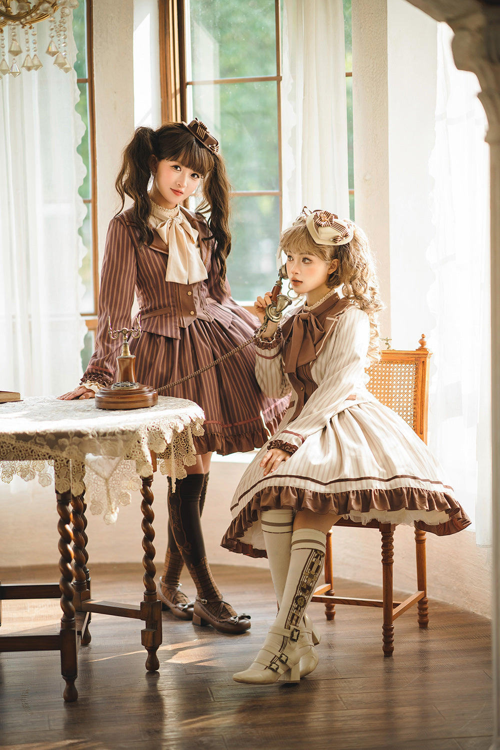 Classic Chocolate ジャケット・スカート【Miss Point】