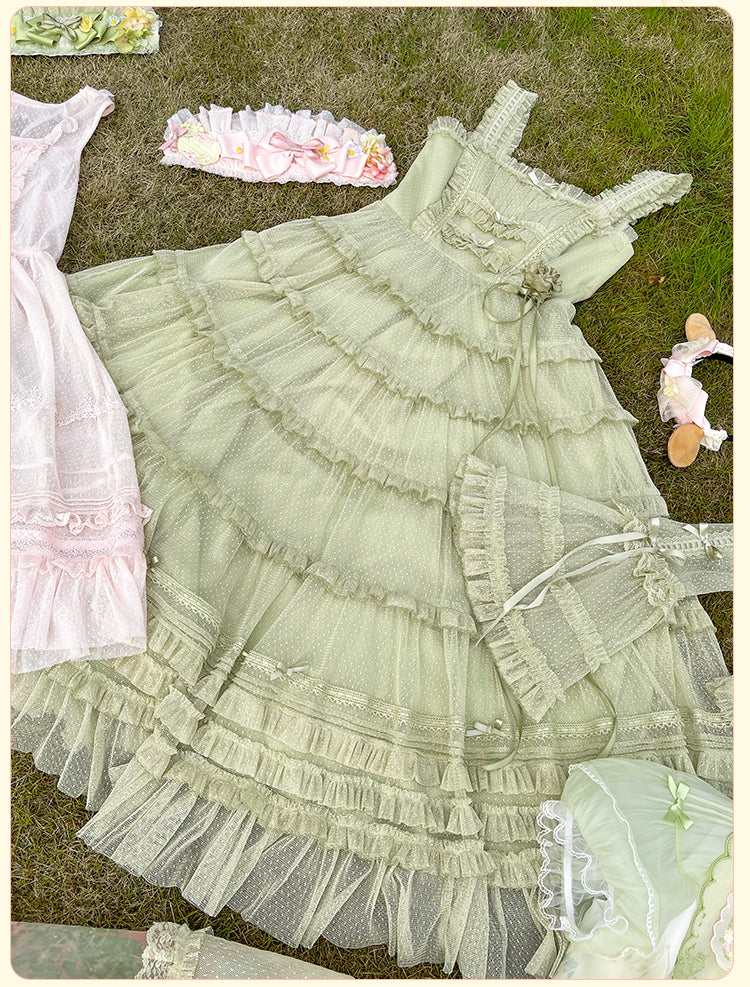 【受注予約~4/11】Fragrant Grass ジャンパースカート【花与珍珠匣】