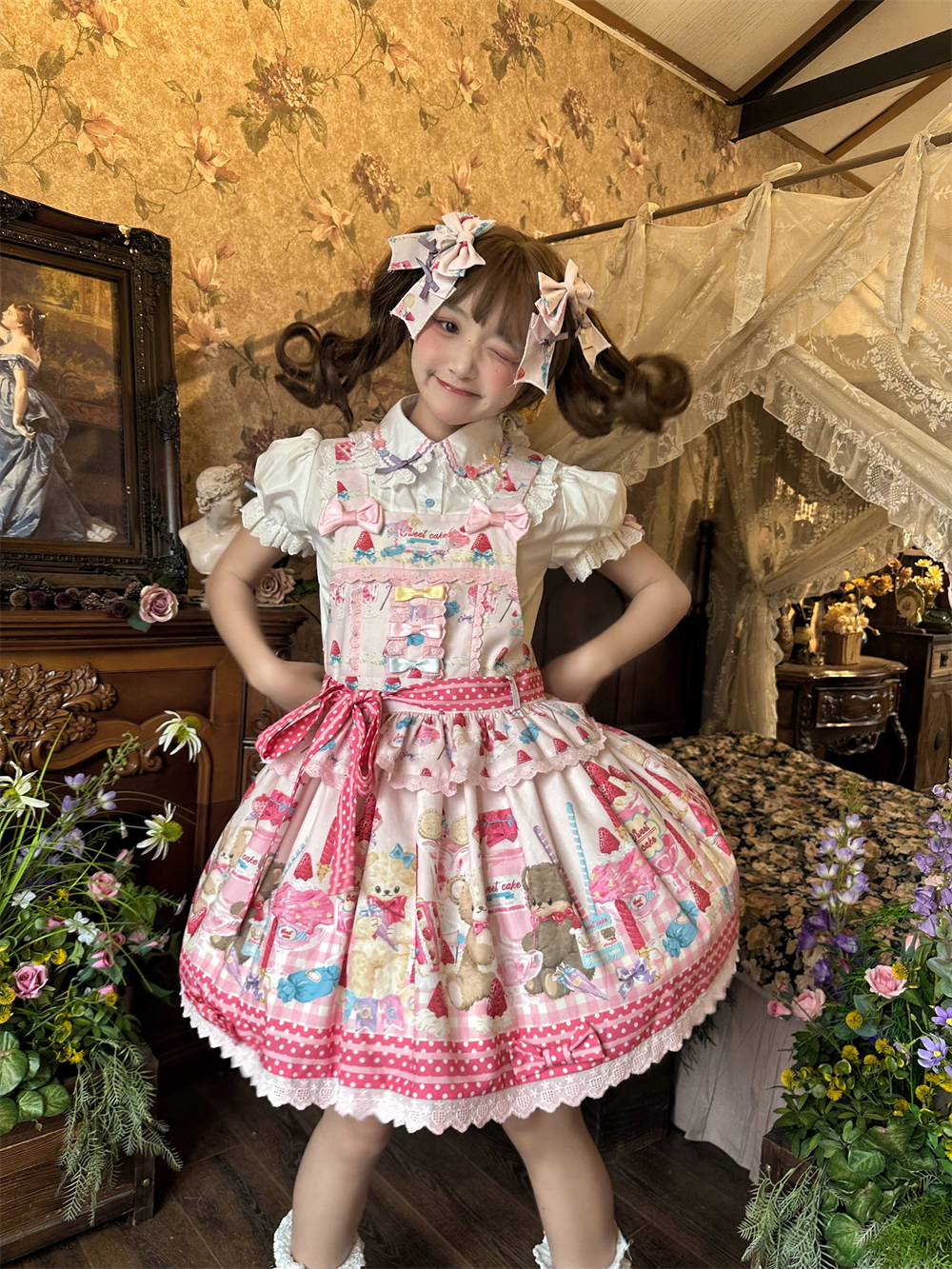 虹色キャンディーハウス ブラウス【babyblue】