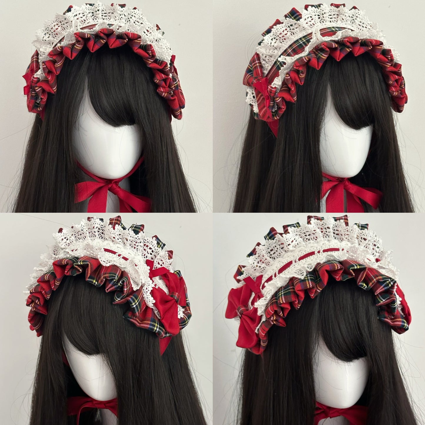 トーションレースヘッドドレス【阿只】