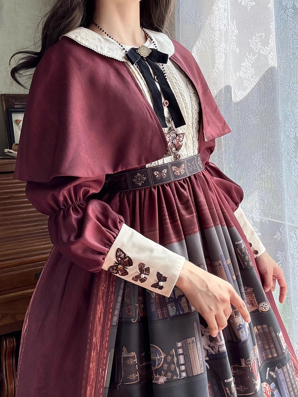 【受注予約~11/6】German Bookshelf ワンピース【Miss Point】