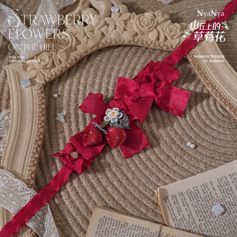 【受注予約~9/2】Strawberry Flowers on the Hill 5.0 アクセサリー【NyaNya】