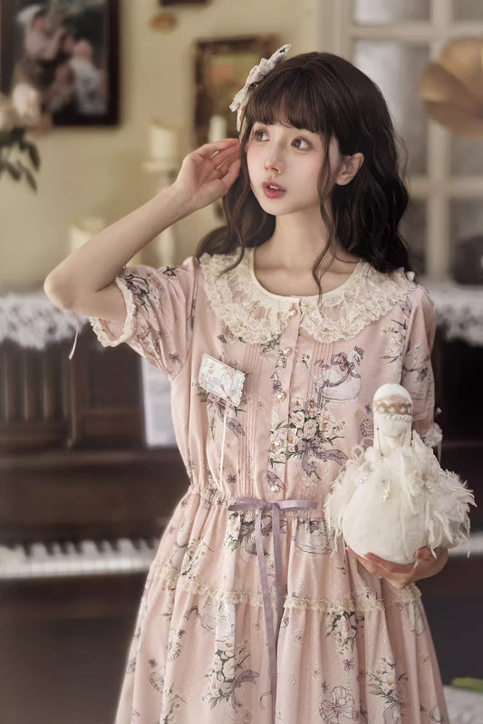 【受注予約~4/27】Camellia Swan アクセサリー【Maple Sugar】