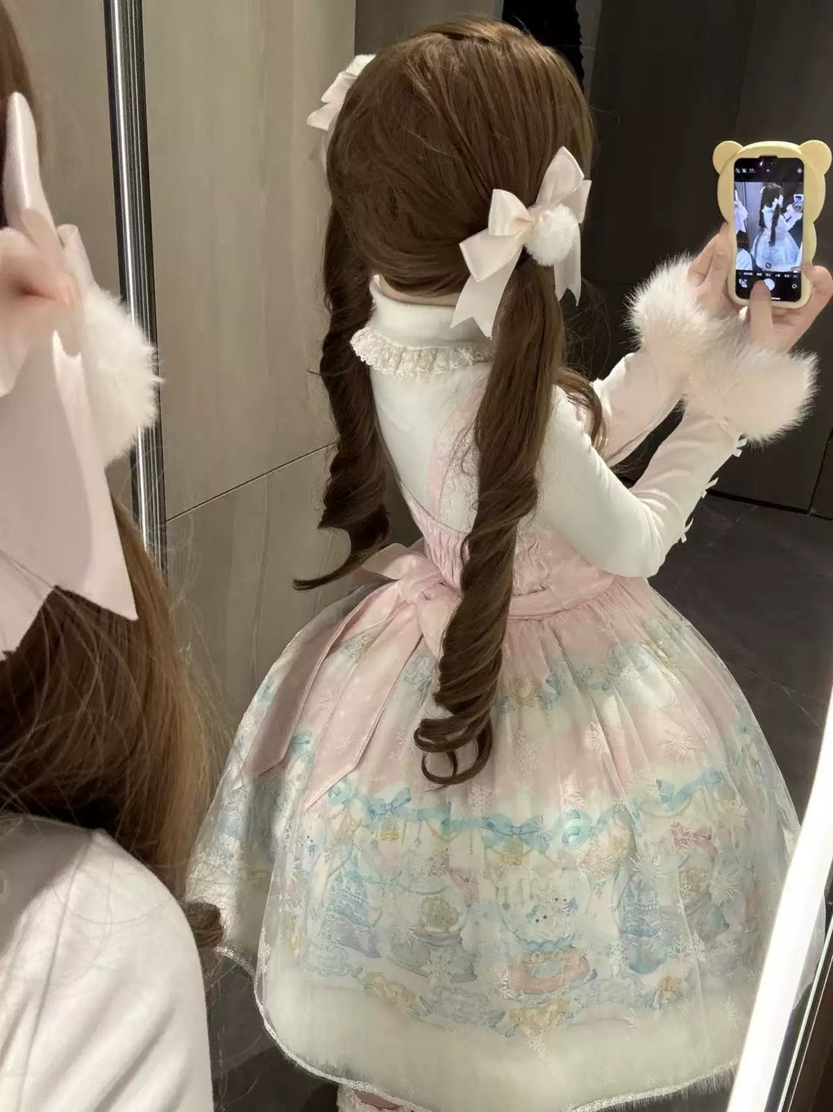 【受注予約~9/30】Kitty Musical Box ジャンパースカート・ケープ・2点セット【MY Cat-Twinkling Starlight】