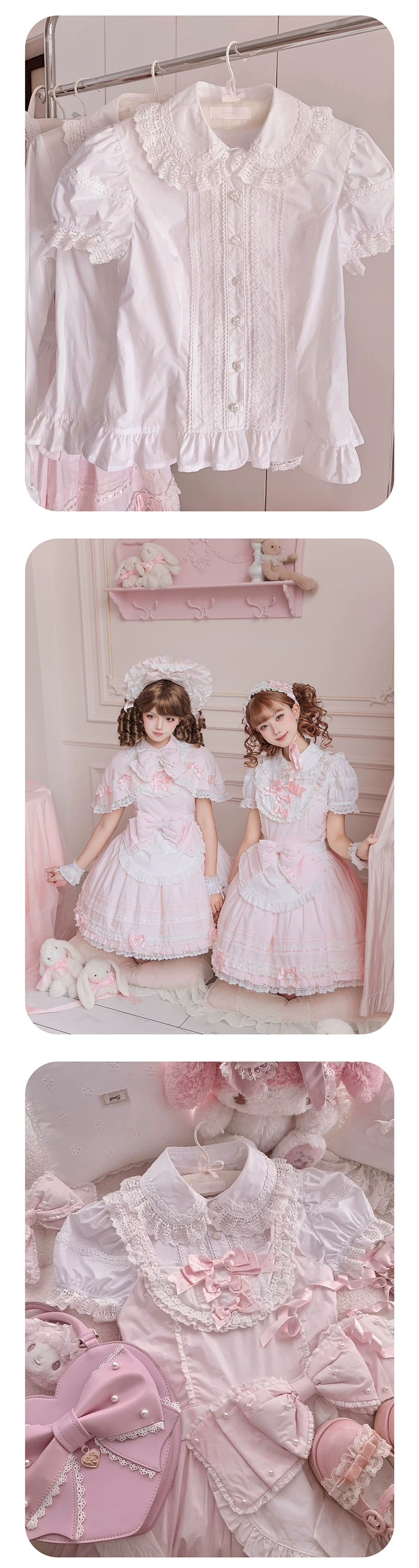 【受注予約~10/13】Pearl Doll ブラウス【Sheep Puff】