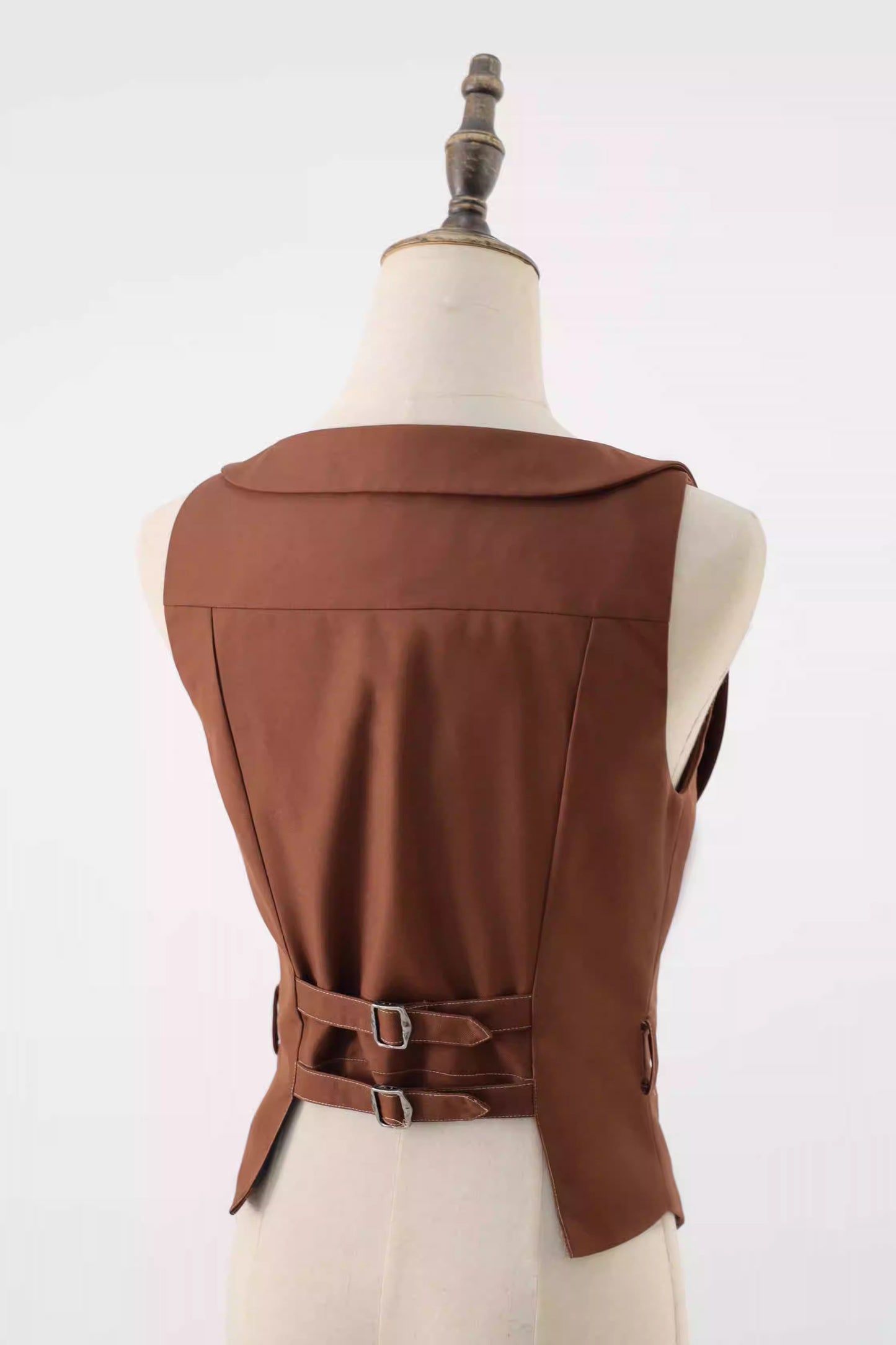 【受注予約~2/2】Vintage Clock スカート・ベスト【Cyan】