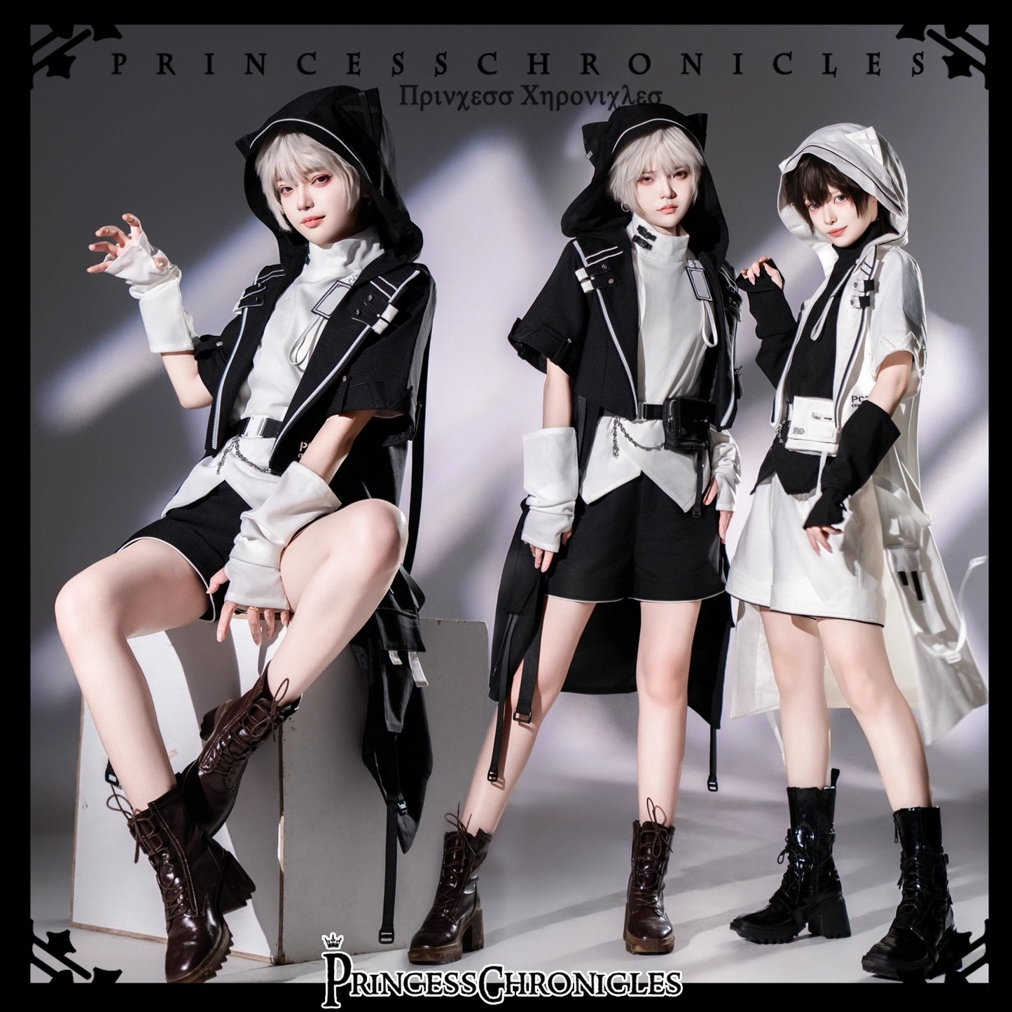 白猫 -Dark Night- ハーフパンツ【princess Chronicles】