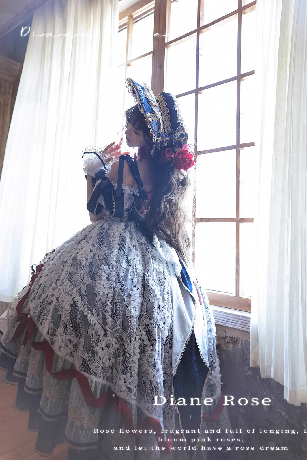 【受注予約~11/20】Diane Rose ワンピース【咩耶】