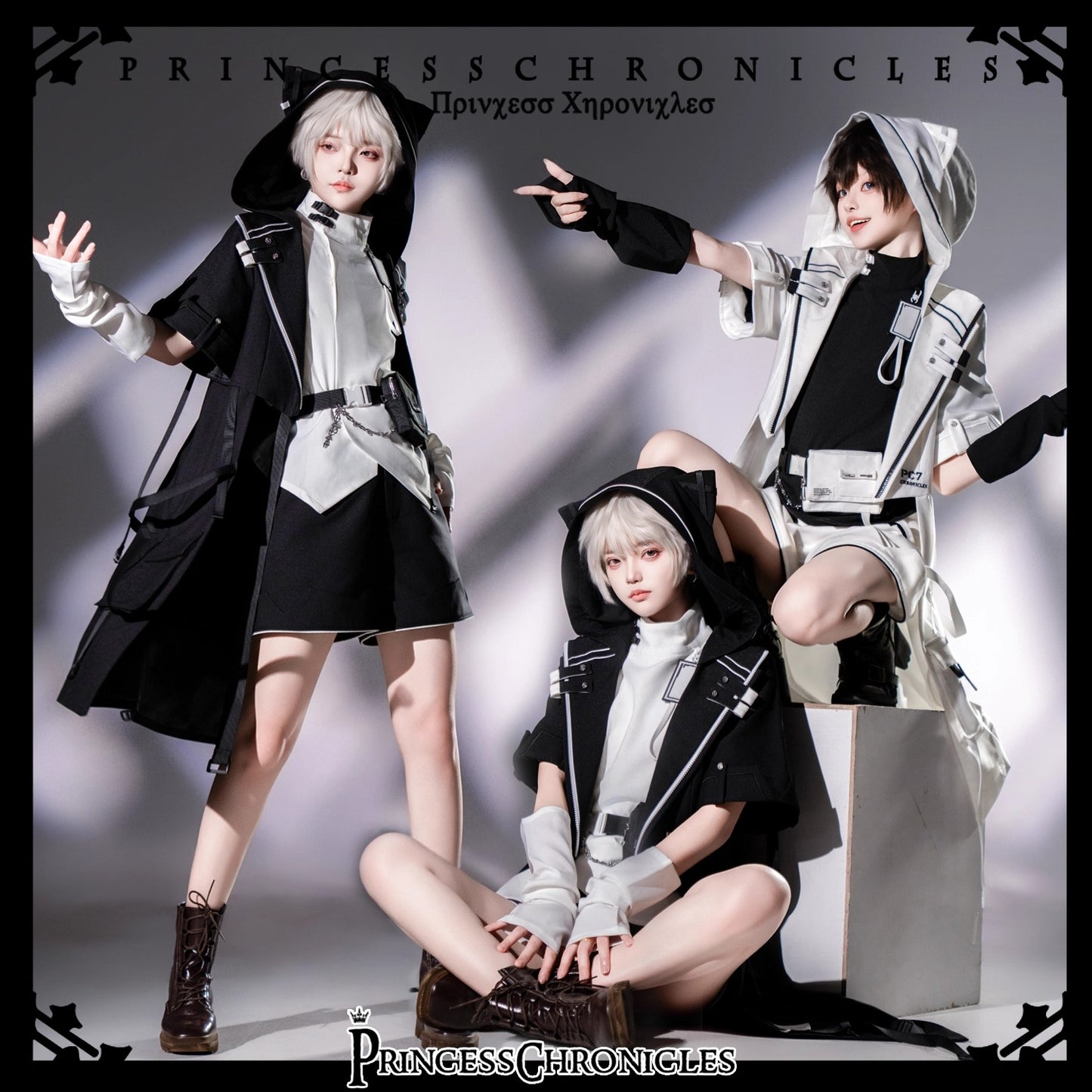 白猫 -Dark Night- トップス・マント【princess Chronicles】