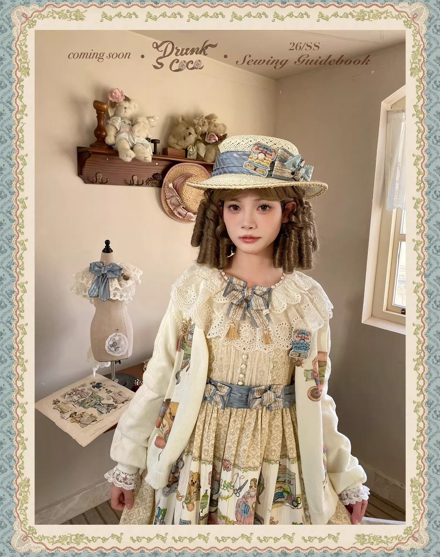 【受注予約~2/5】Sewing Guide ワンピース(タイプ2)【Drunk Coco】