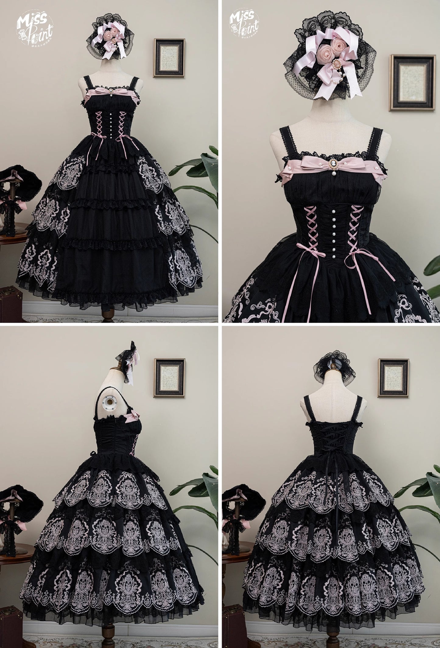 【受注予約~9/25】Point Gardens ジャンパースカート【Miss Point】