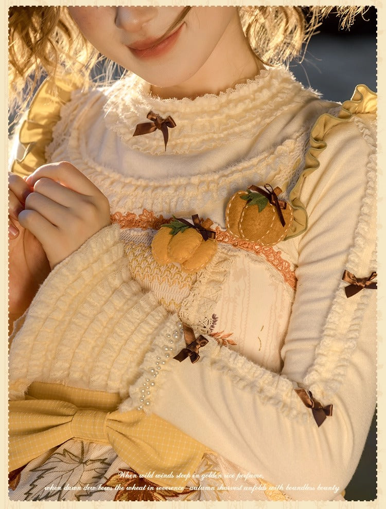 【受注予約~10/2】Autumn Harvest in the Hill ブラウス【花与珍珠匣】