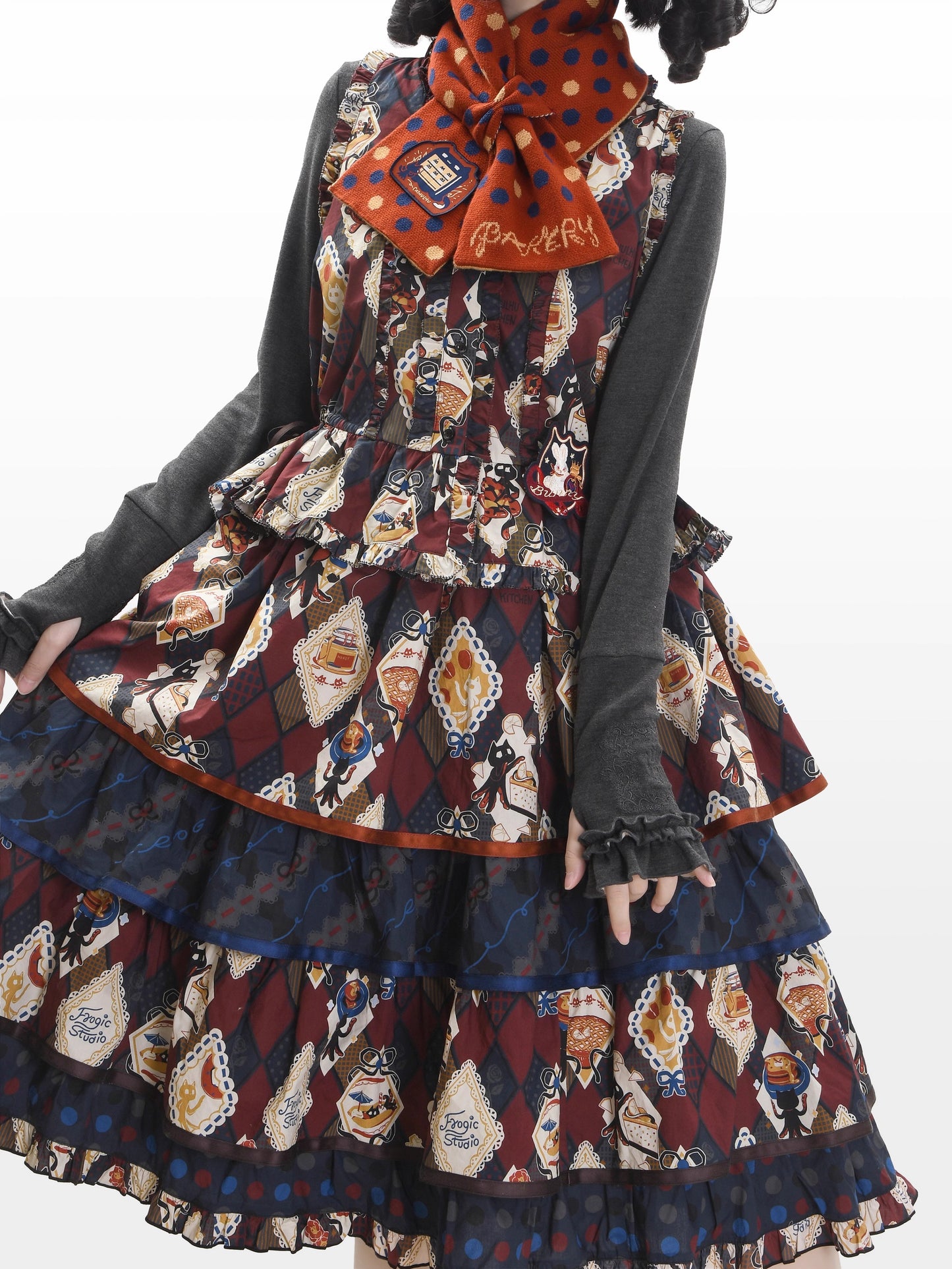 Cat Afternoon Tea ニット・トップス【FrogicStudio】