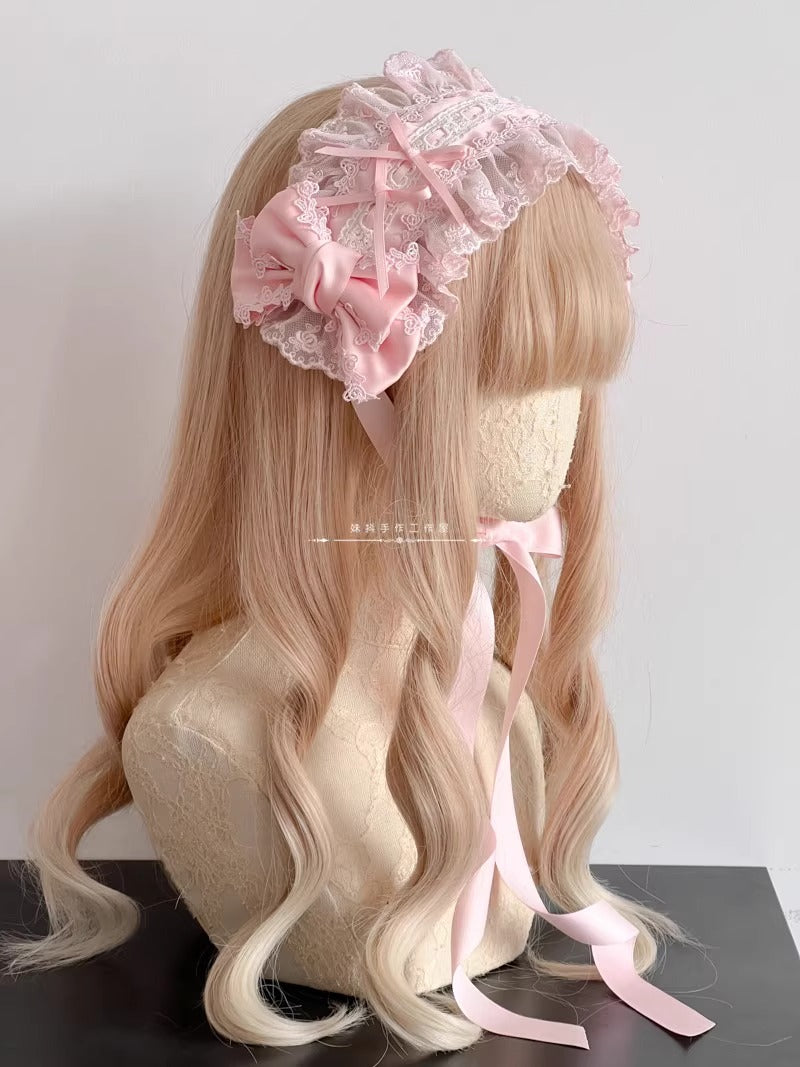 トリプルリボン ヘッドドレス【妹抖手作工作屋】