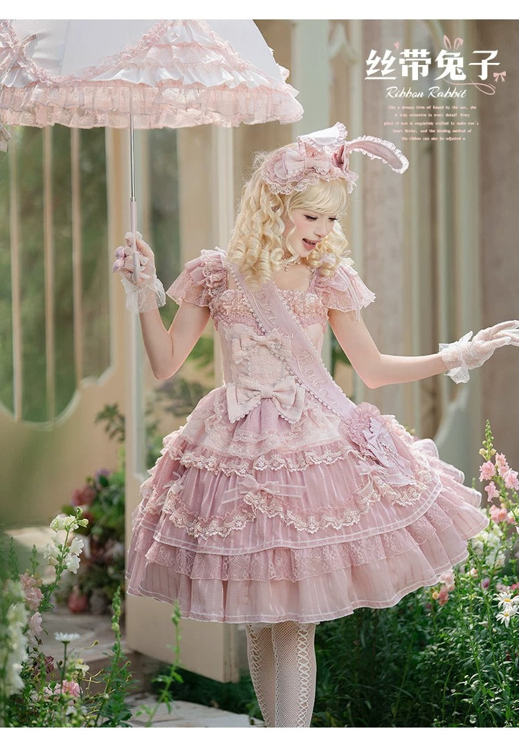 【受注予約~6/16】Ribbon Bunny フルセット【Lineball Cat】