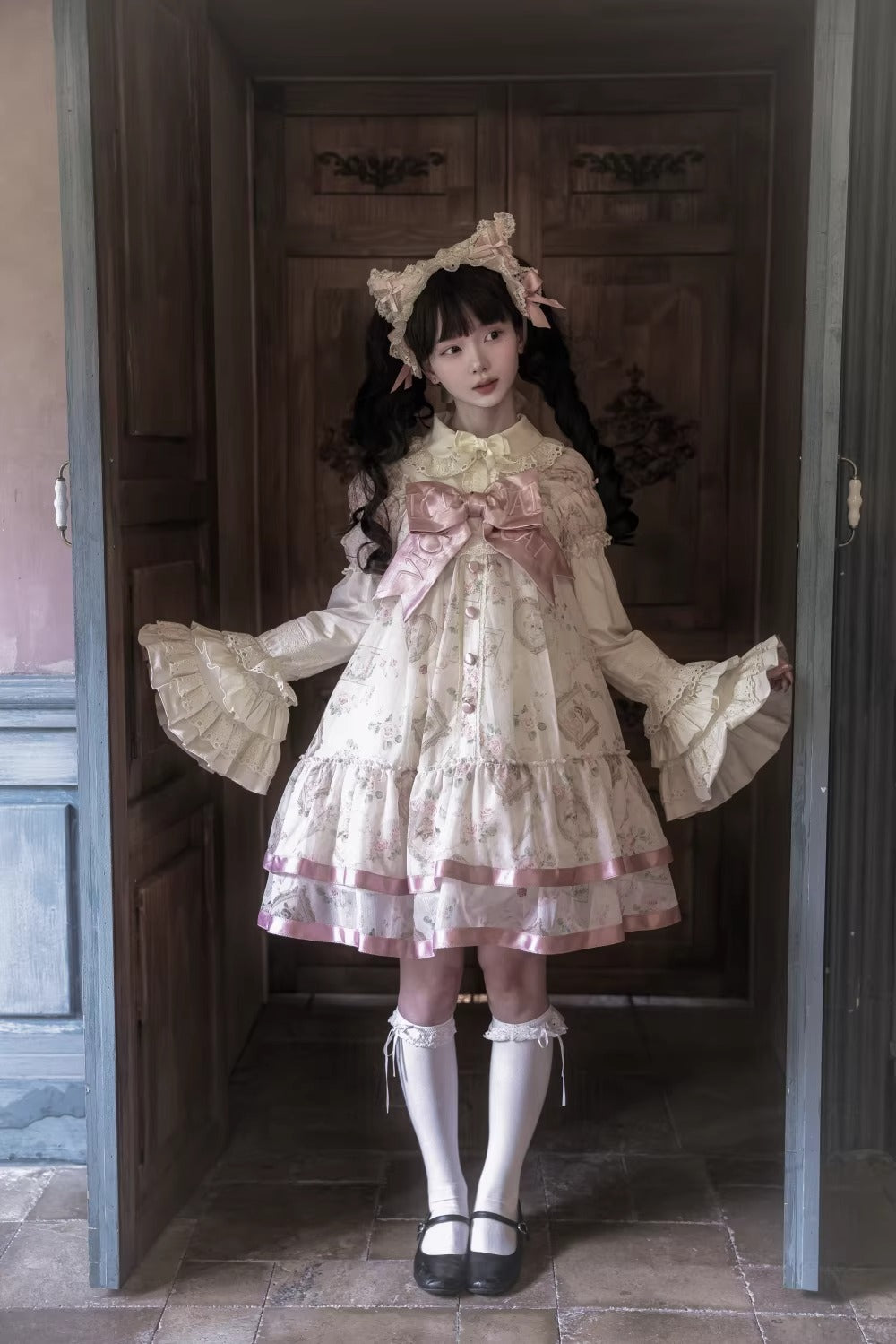 【受注予約~3/5】Victoria Cat ブラウス・カーディガン【Moon River】