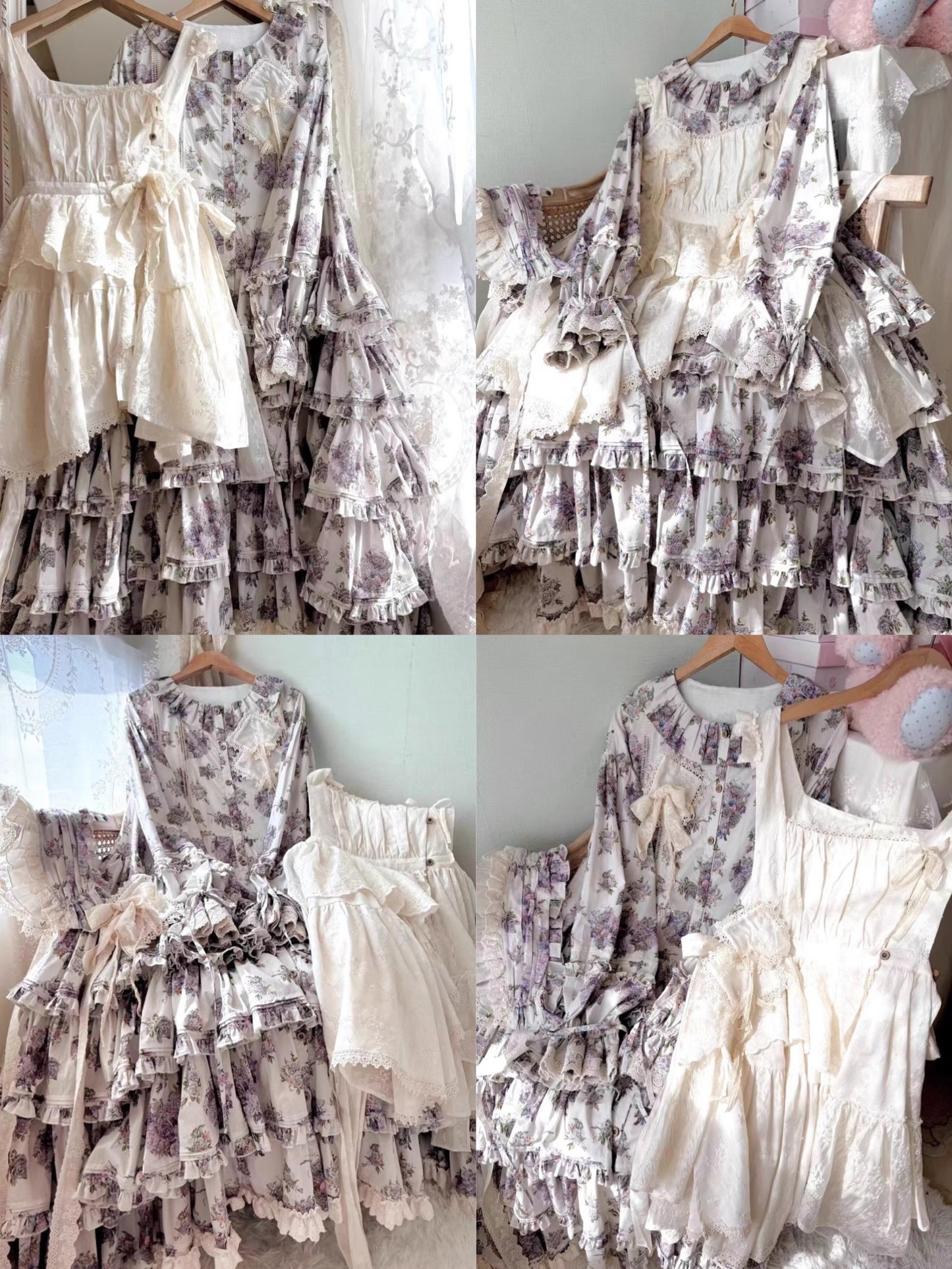 【受注予約~7/31】Bouquet of flowers for autumn ワンピース【BacioBouquet】