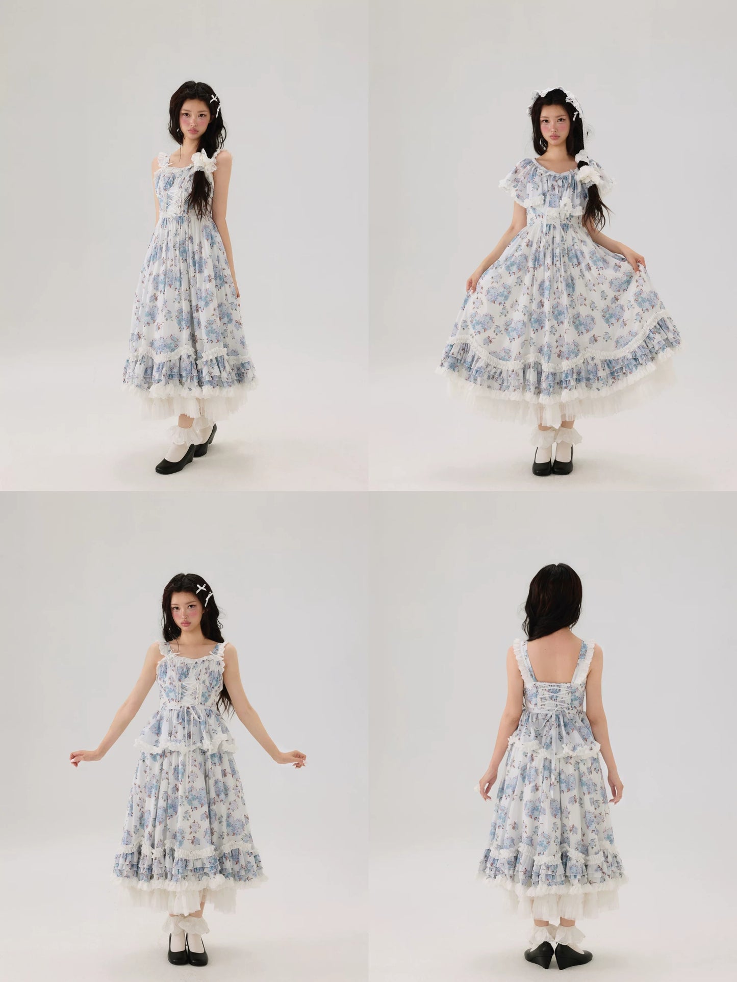 【受注予約~6/28】Bouquet of flowers for autumn 2026 ジャンパースカート(タイプ1)【BacioBouquet】