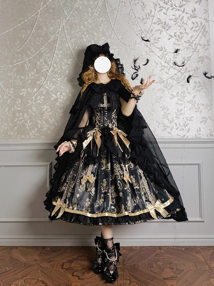 【受注予約~9/11】Gilded Dream レースマント【双生小熊】