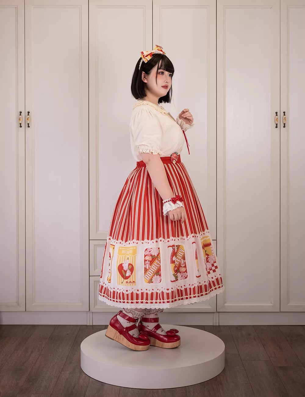 【受注予約~4/20】Assorted Mushrooms スカート【Miss Cube】