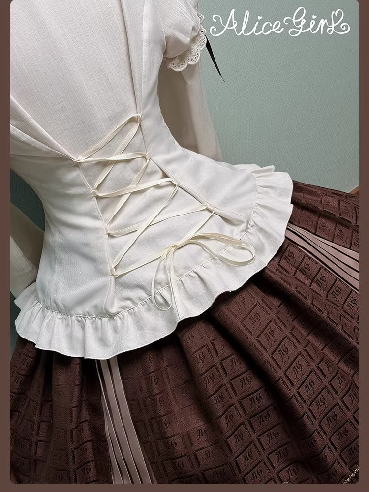 【受注予約~3/3】Chocolate Bear ジャケット・ブラウス【Alice Girl】