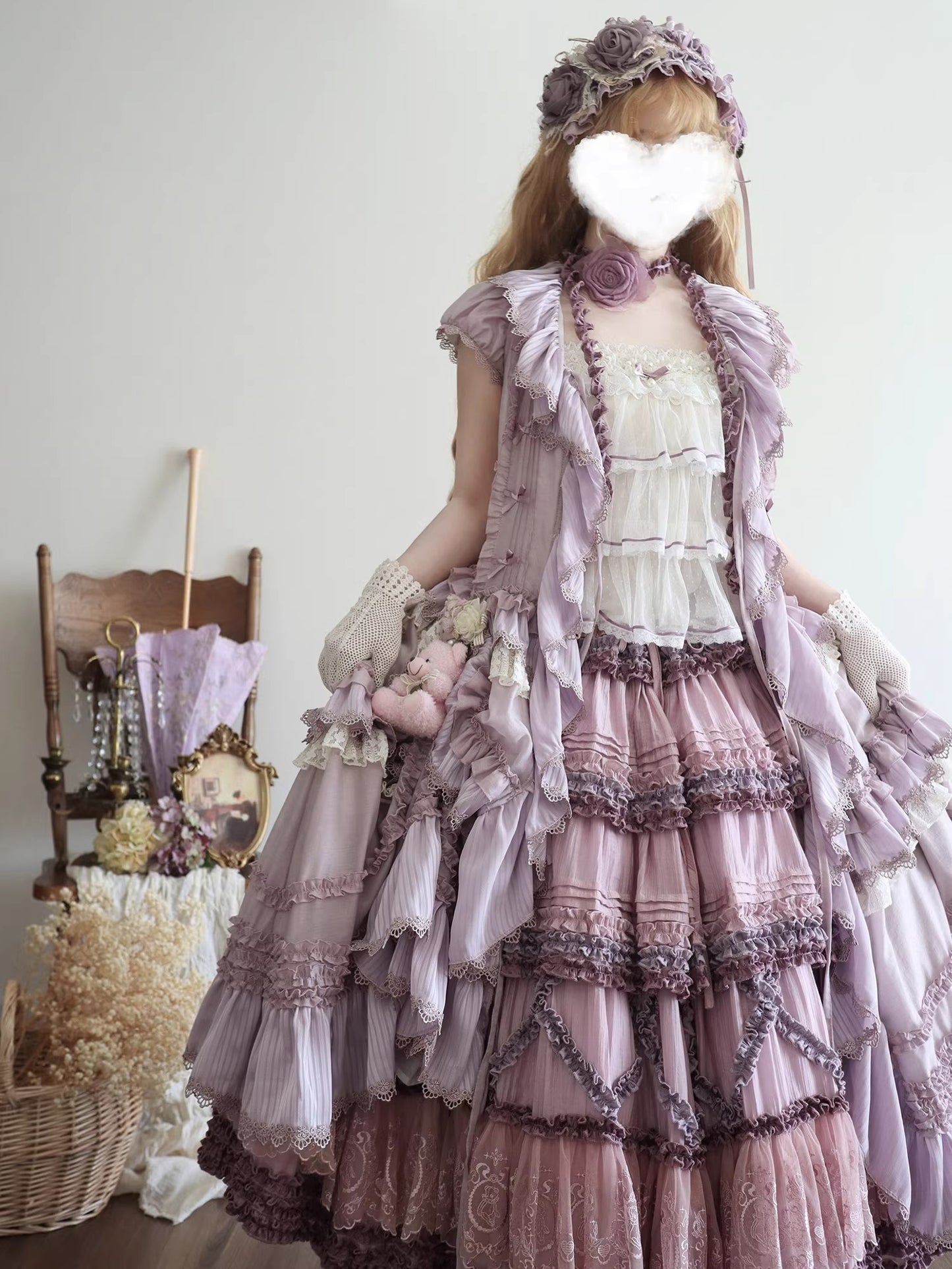 【受注予約~3/15】小熊日記 トップス【Aria】