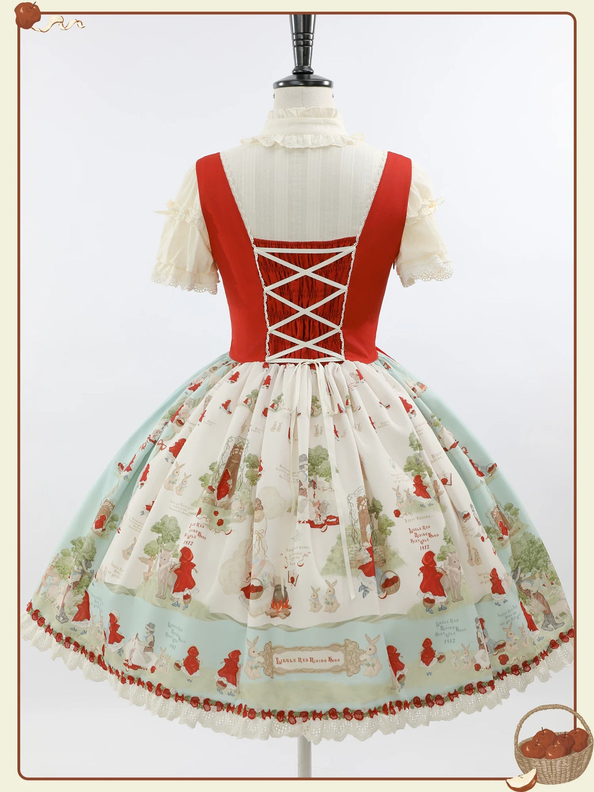 【受注予約~10/8】Little Red Riding Hood Fairy Tale ブラウス【Alice Girl】