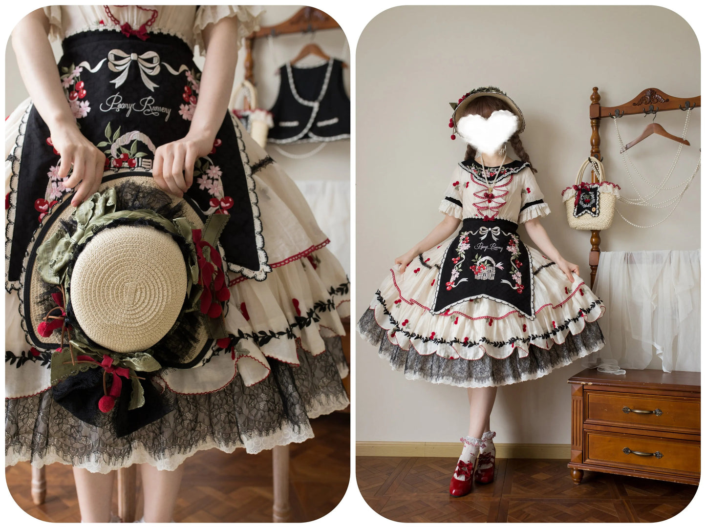 【受注予約~5/28】Cherry Baileys アクセサリー【Peony】
